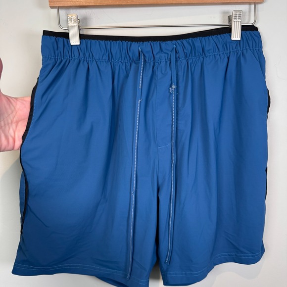 Brutal Buddha Shorts Blue Lined Elastic Pull On Waist Gym Workout Size Xlarge XL - Picture 7 of 11